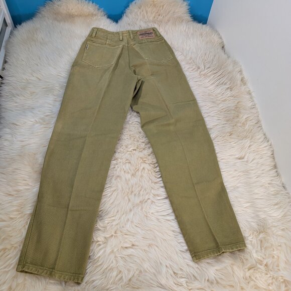 Union Bay Women's Olive Green Tapered High Waist Mom Jeans Size 7/8 - Picture 8 of 9